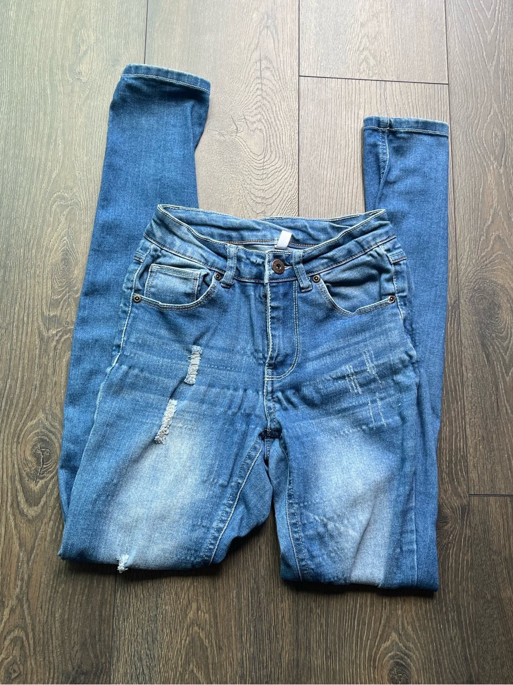 Nana Distressed Skinny Jeans